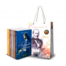 Kit 5 Obras Básicas Allan Kardec (com Sacola)
