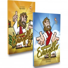 Livro De Colorir - Kit 2 Livros - Colorindo O Evangelho