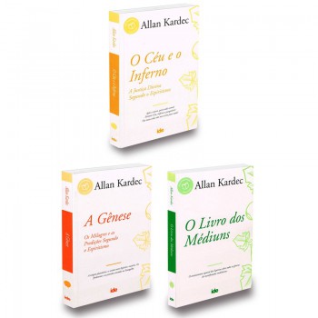 Kit O Livro Do Médiuns + A Gênese + O Céu E O Inferno