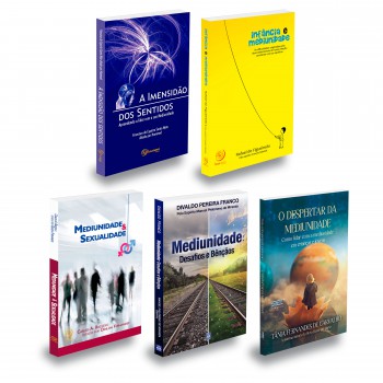 Kit Mediunidade - Desperte O Seu Sexto Sentindo - 5 Livros