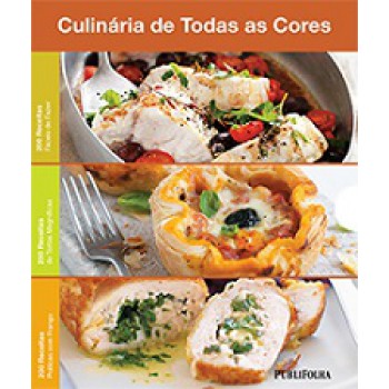 BOX CULINARIA DE TODAS AS CORES 200 RECEITAS  - FACEIS DEFAZER/TORTAS/FRANGO