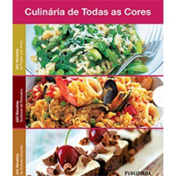 BOX CULINARIA DE TODAS AS CORES 200 RECEITAS ARROZ/PESCADOS/ASSADOS