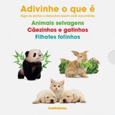 BOX - ADIVINHE O QUE É - ANIMAIS SELVAGEM, CAEZINHOS E GATINHOS...