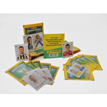 Pack Com 50 Envelopes De Figurinhas Do Campeonato Brasileiro 2020