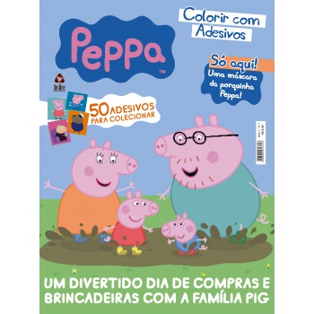 Peppa Pig Colorir Com Adesivos 01