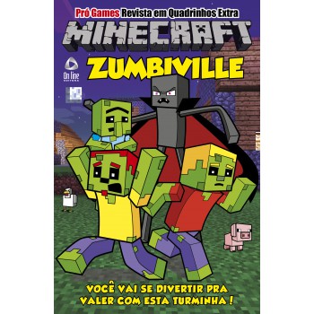 Pró-games Minecraft Revista Em Quadrinhos Edição 03 - Zumbiville