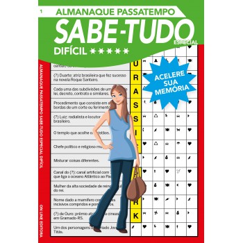 Almanaque Passatempo - Sabe Tudo - Especial - Nível Difícil