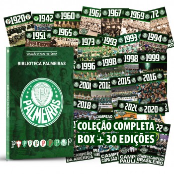 Coleção Oficial Histórico Palmeiras - Box Completo Com 30 Pôsteres