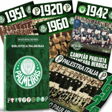 Palmeiras Coleção Oficial Histórica - 4 Primeiros Pôsteres + Box Personalizado