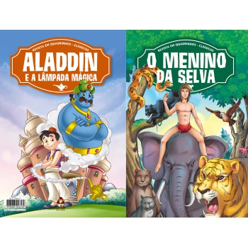 Revista Em Quadrinhos Clássicos Edição 03 - Alladin + O Menino Da Selva