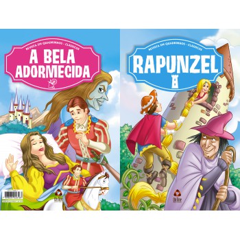 Revista Em Quadrinhos Clássicos Edição 01 - A Bela Adormecida + Rapunzel