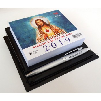 Calendário De Mesa Do Sagrado Coração De Jesus 2019