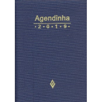 Agenda Simples 2019 - Azul-marinho