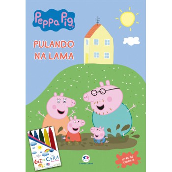 Kit Médio + Giz De Cera (sem Solapa) - Peppa Pig