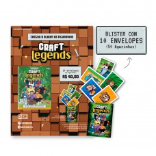 Kit De 10 Envelopes Com 50 Cromos - álbum Oficial Craft Legends Kit De 10 Envelopes Com 50 Cromos - álbum Oficial Craft Legends