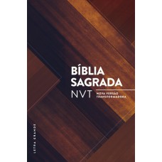 Bíblia NVT - Madeira triângulos: Letra grande / capa dura