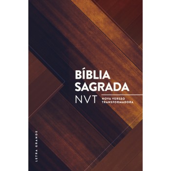 Bíblia NVT - Madeira triângulos: Letra grande / capa dura