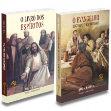 Kit Livro Dos Espiritos + Evangelho Segundo O Espiritismo, Econ-mico