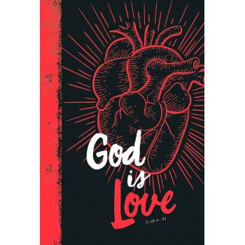 Bíblia Nvt God Is Love 2.0 Red Letra Normal