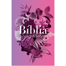 Bíblia Arc 860 Buquê Roxo - Letra Normal: Almeida Revista E Corrigida