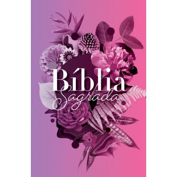 Bíblia Arc 860 Buquê Roxo - Letra Normal: Almeida Revista E Corrigida