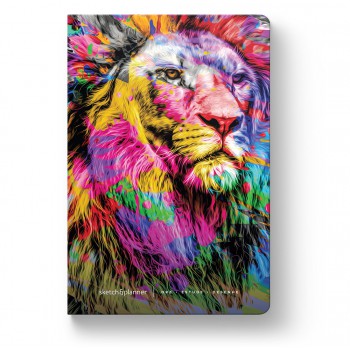 Sketch & Planner - The Lion Colorida: Ore, Estude, Desenhe