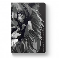 Sketch & Planner - Lion Colors Black & White: Ore, Estude, Desenhe