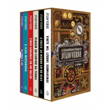 As Extraordinárias Viagens De Júlio Verne - Box Com 6 Livros