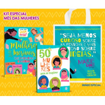 50 Mulheres Para Se Inspirar Com Ecobag, Livro E Jogo: Com Ecobag, Livro E Jogo