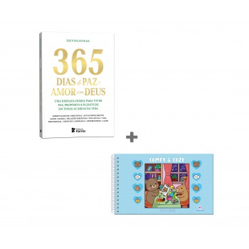 Kit - 365 Dias De Paz E Amor Com Deus E Comfy And Cozy Blue