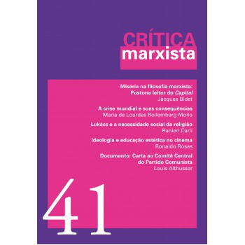 Crítica Marxista - Vol. 41 - Ano 2015