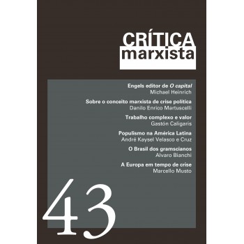 Crítica Marxista - Vol. 43 - Ano 2016