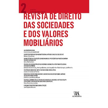 Revista De Direito Das Sociedades E Dos Valores Mobiliários