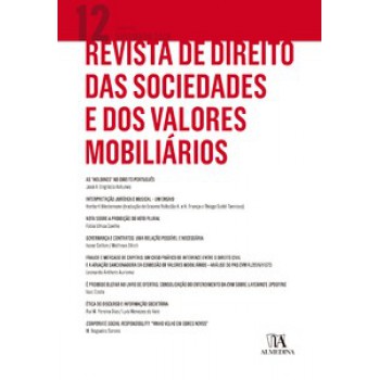 Revista De Direito Das Sociedades E Dos Valores Mobiliários