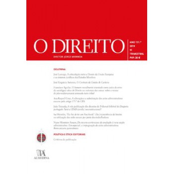 O Direito: Ano 151º - Iii