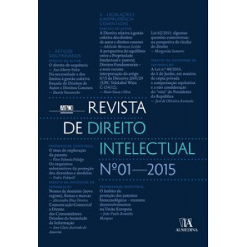 Revista De Direito Intelectual: Nº 01