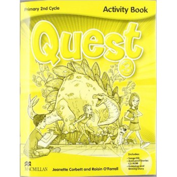 Quest Activity Book Pack W/cd-rom/audio Cd Songs/gr Diary-3