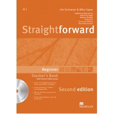 Straightforward 2nd Edit. Teachers Book W/resource Cd-beg.