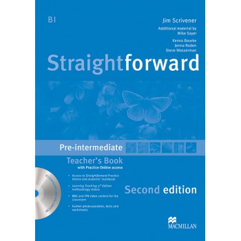 Straightforward 2nd Edit. Teachers Book W/resource Cd-pre-in