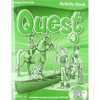 Quest Activity Book Pack W/cd-rom/audio Cd Songs/gr Diary-4