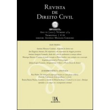 Revista De Direito Civil: Número 3/4