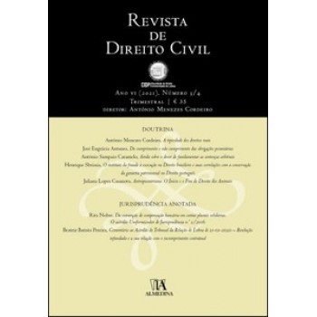 Revista De Direito Civil: Número 3/4