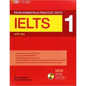 Essential Practice Tests: Ielts Practice Tests 1: Text With Key + Dvd-rom