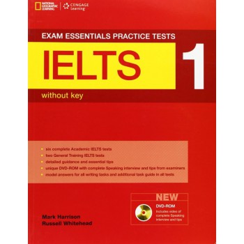 Essential Practice Tests: Ielts Practice Tests 1: Text Without Key + Dvd-rom