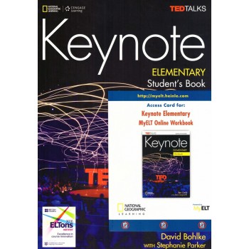 Keynote - Bre - Elementary: Student Book + Dvd-rom + Myelt Online Workbook, Printed Access Code