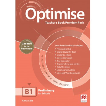 Optimise Teachers Book Premium Pack B1