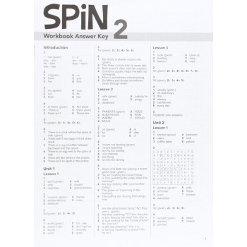 Spin 2: Answer Key Workbook