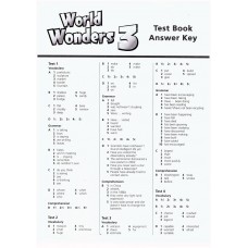 World Wonders 3: Test Book Answer Key