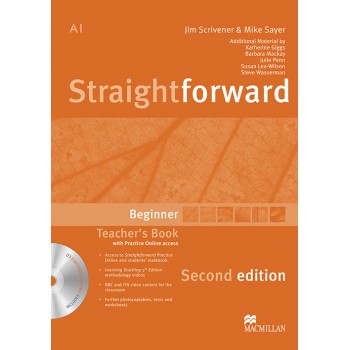 Straightforward 2nd Edit. Teachers Book W/resource Cd-beg.