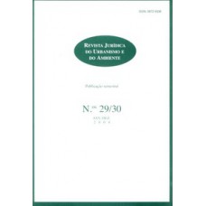 Revista Jurídica Do Urbanismo E Do Ambiente: N.ºs 29/30